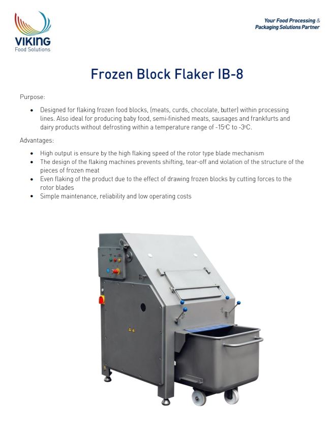 Frozen Block Flaker IB8-pdf